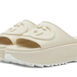 Gucci Cream Platform Sandals